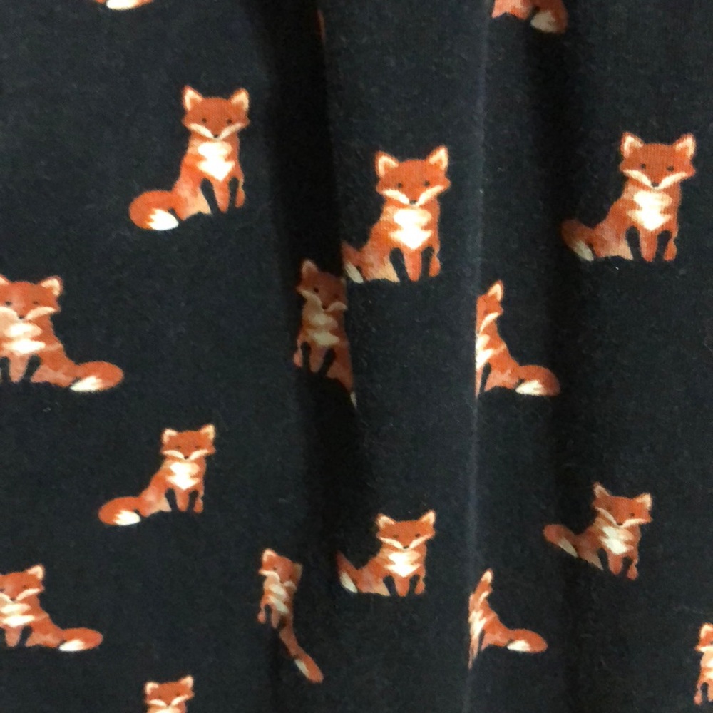 Forever 21 + plus knit fox 🦊 dress bow back 2X